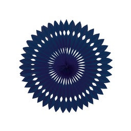 Navy Blue Hanging Fan 24cm - Pack of 1