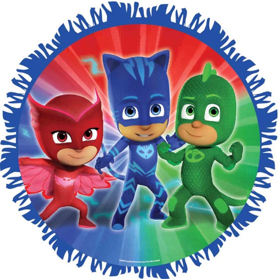 PJ Masks Expandable Pull String Drum Pinata