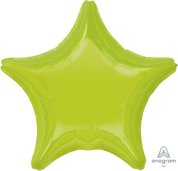 Kiwi Green Star Foil Balloon 45cm