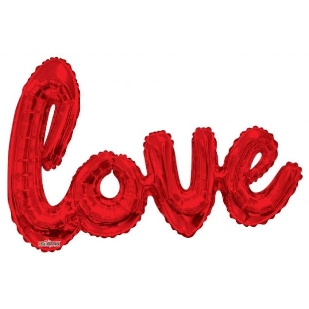 Giant Love Red Foil Balloon 84in x 53in