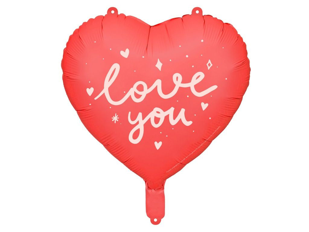 I Love You Foil Heart 45cm ( 18" )
