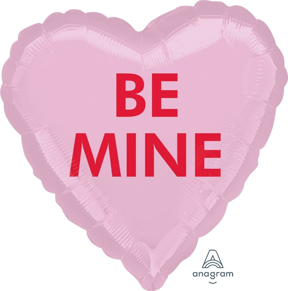 Be Mine Candy Heart Foil 45cm ( 18" )