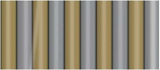 Metallic Gold/Silver Gift Wrap Roll