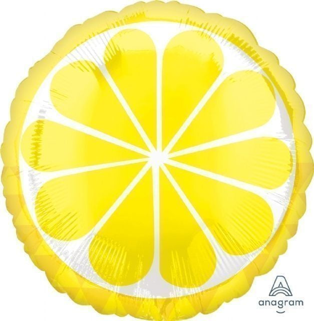 Tropical Lemon Foil Balloon 17inch (43cm)
