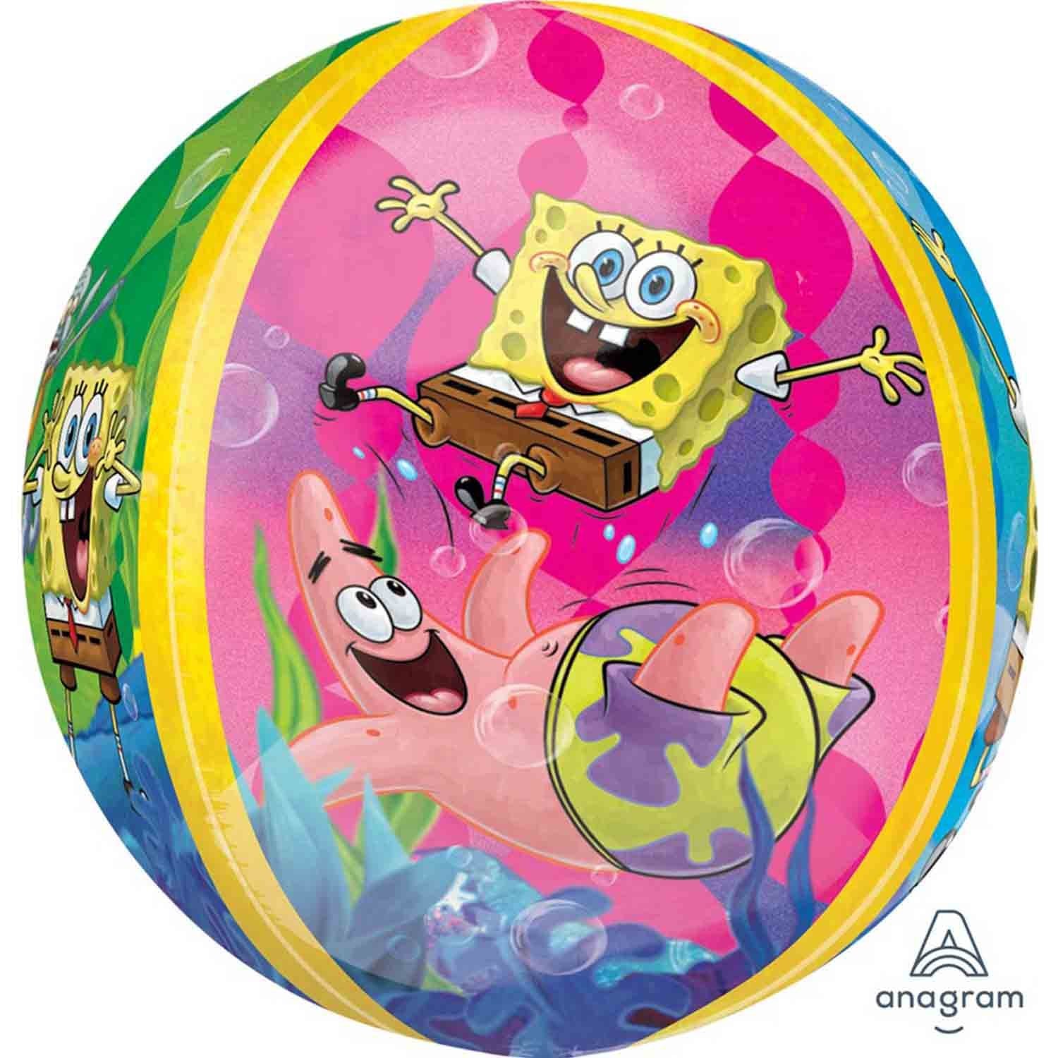 Spongebob Squarepants Orbz Foil Balloon 38cm x 40cm