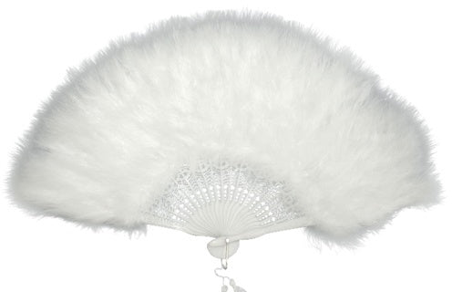 White Feather Fan
