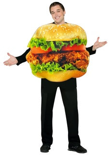 Get Real Chicken Burger Costume