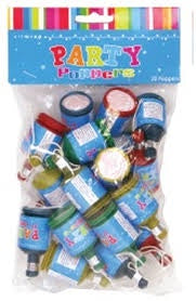 Party Poppers 20 Pk