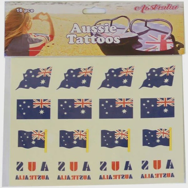 Aussie Temporary Tattoos