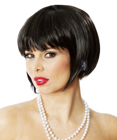 Party Black Bob 1920s Flapper Wig