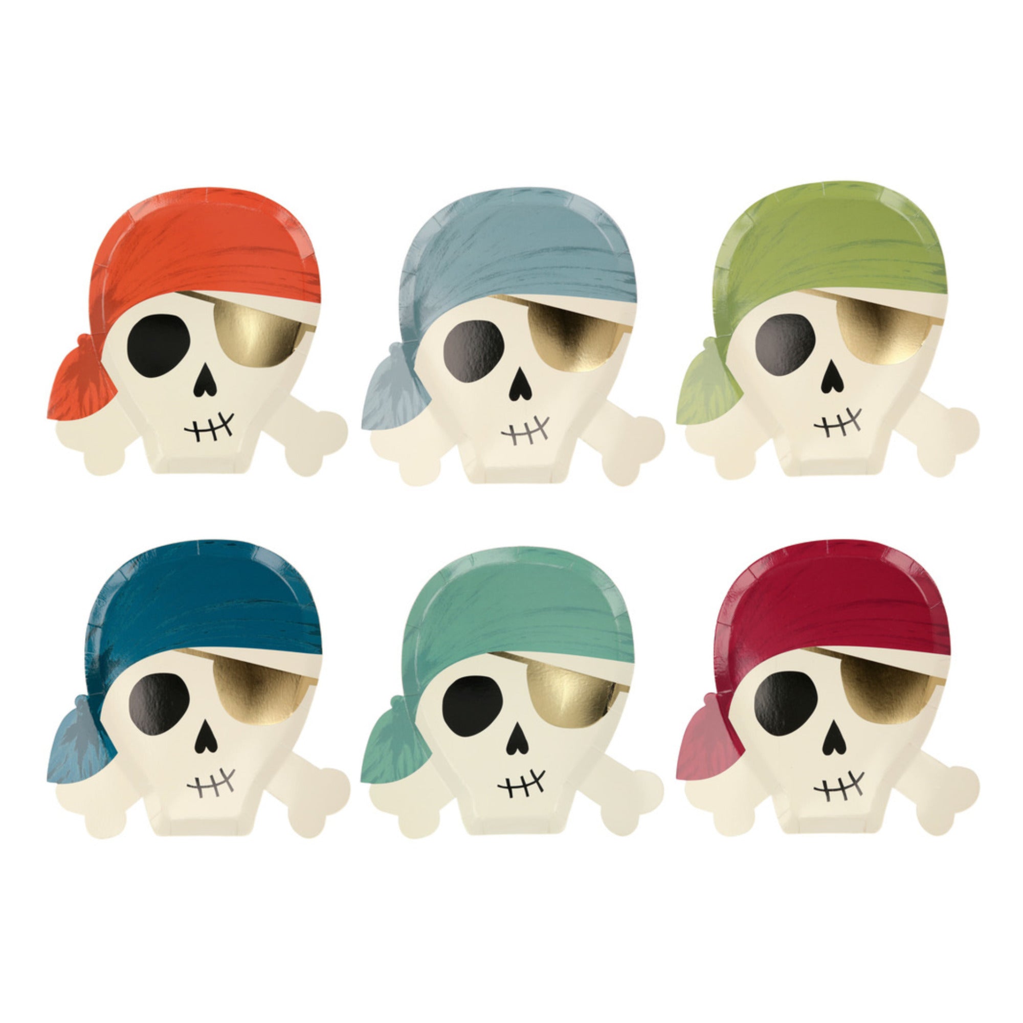 Meri Meri Pirate Plates 8 Pack