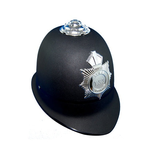 British Traditional PC Police Bobby Custodian Helmet Fancy Dress Hat Accessory