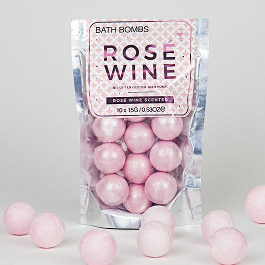Rose Wine Bath Bombs