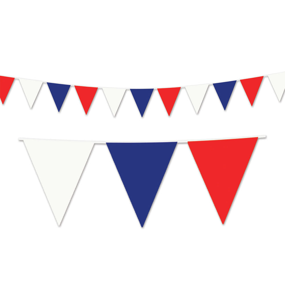 Pennant Banner Red White and Blue