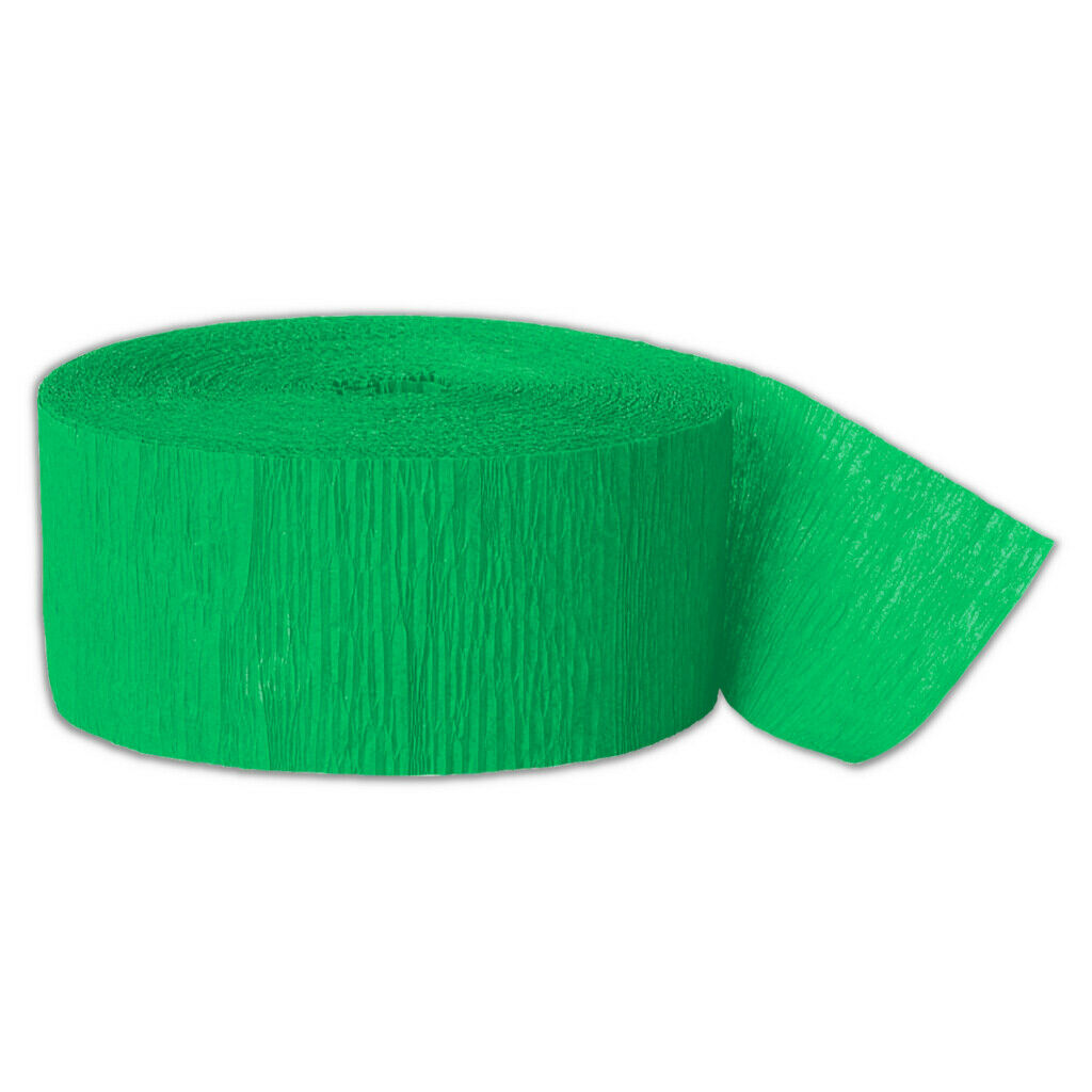 Emerald Green Crepe Streamer