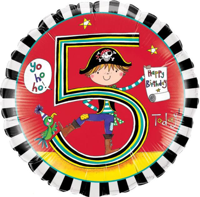 5th Birthday Foil Balloon