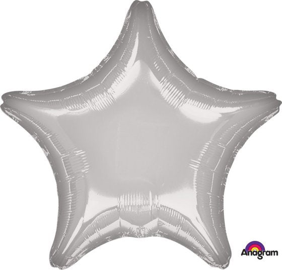 Silver Star Foil Balloon