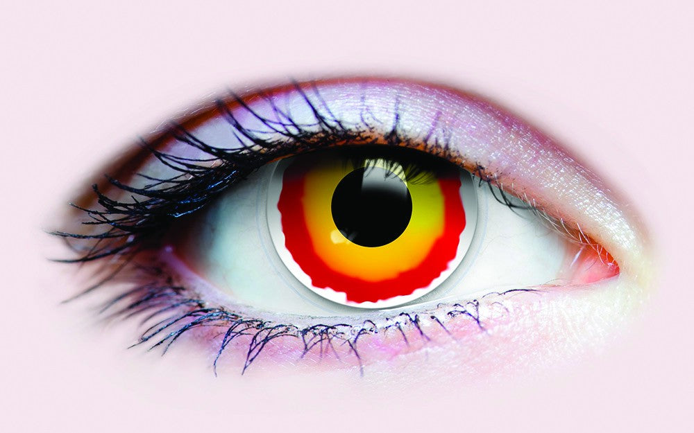 Primal Sith- Red and Yellow Coloured Contact Lenses