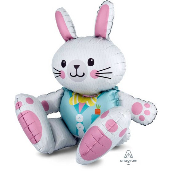 Sitting Bunny Jumbo Air Filled Balloon