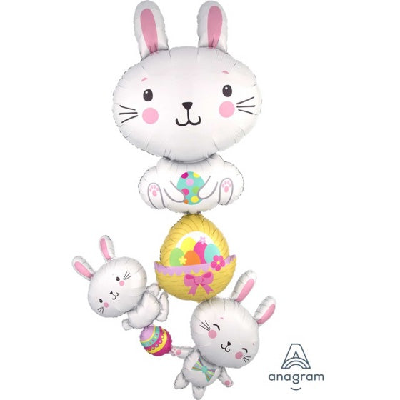 Giant Multi Balloon Bunny Stacker