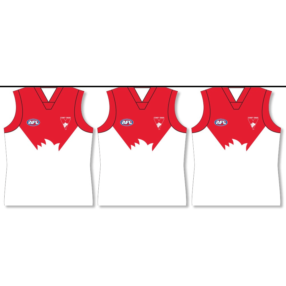 AFL Sydney Swans Flag Bunting