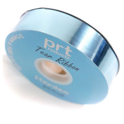 Metallic Light Blue Ribbon