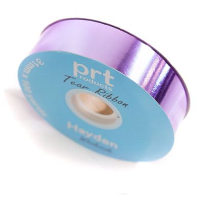 Metallic Lilac Tear Ribbon