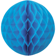 True Blue Honeycomb Ball 25 cm