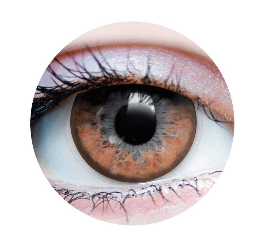 Primal Twilight Hazel-Brown Natural Contact Lenses