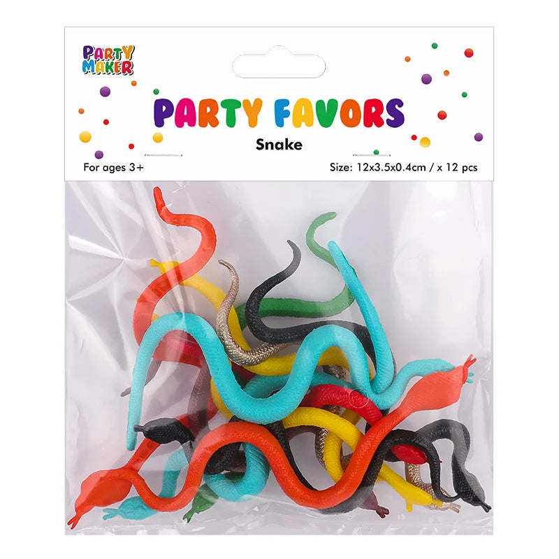Snake Party Favour Pack of 12