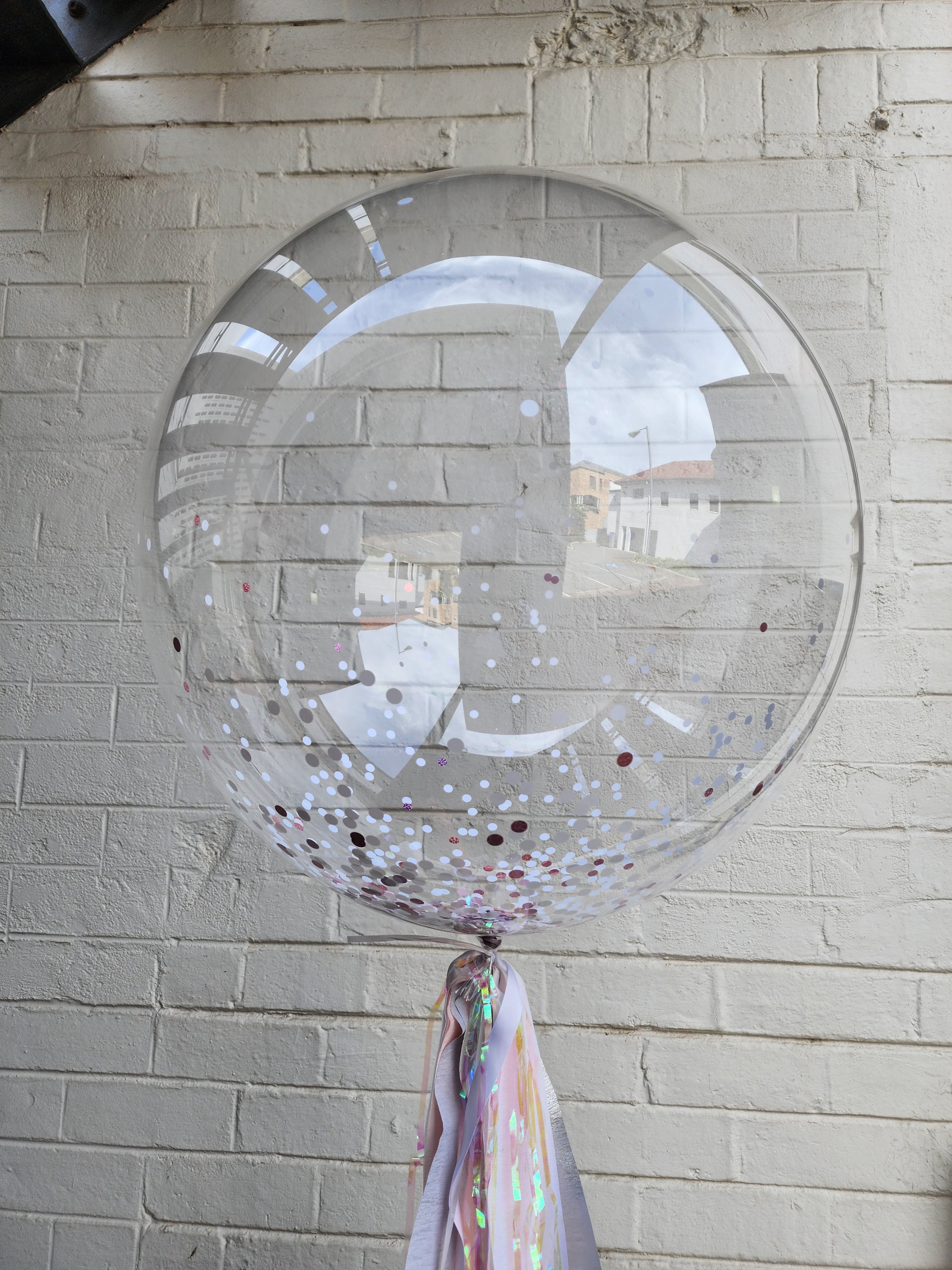 30inch Custom Made Confetti Bubble Balloon