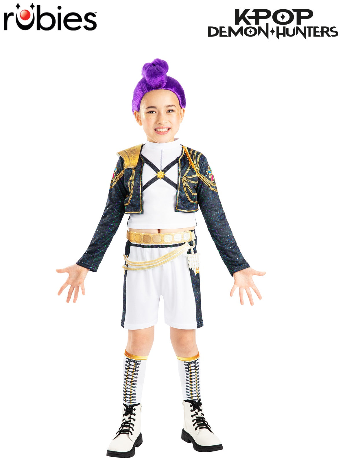 KPOP Rumi Gold Deluxe Girls Costume