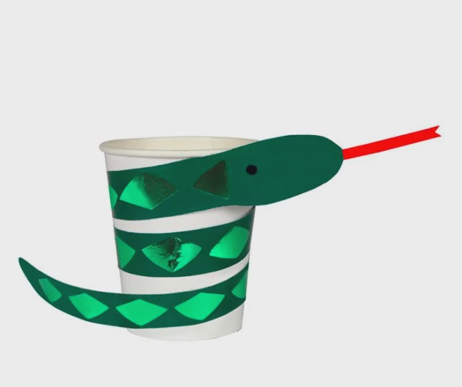 Go Wild Jungle Snake Paper Cups