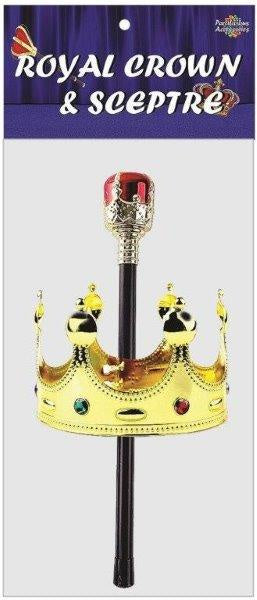 King Sceptre and Crown Set