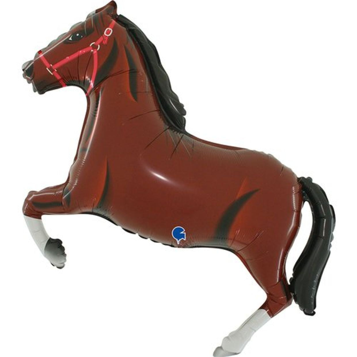 Dark Brown Horse Supershape Foil Balloon 86cm (34")