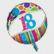 18 Bright and Bold Foil Balloon