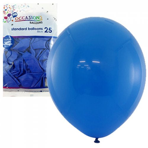 Royal Blue 30cm Balloons P25
