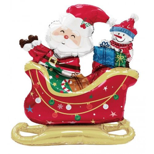 Santa Sleigh Standing Airz