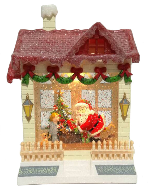 Santa's Workshop LED Snow House