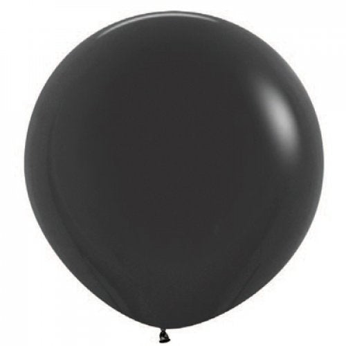 Fashion Black 90cm Latex Balloon (Pack of 3)