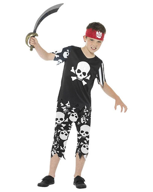 Rotten Pirate Boy Costume - Large