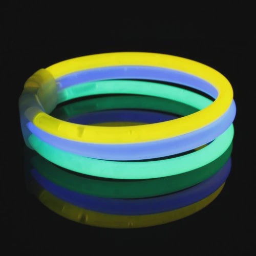 Tri-Colour Glow Wide Bracelet