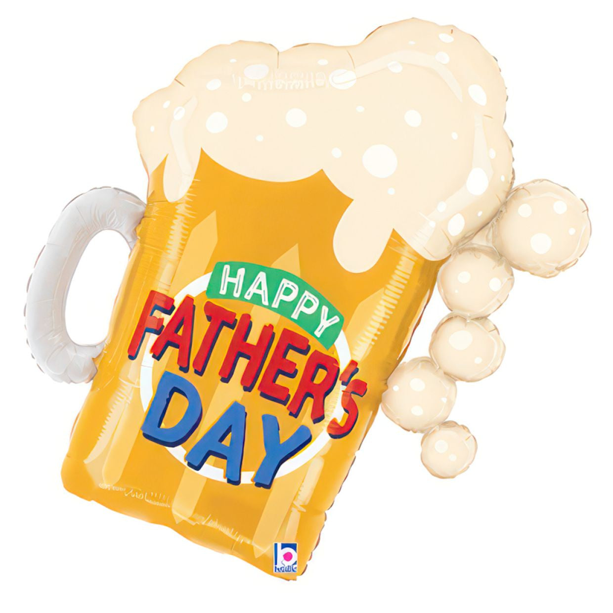 Fathers Day Beer Mug Shape Foil Balloon
