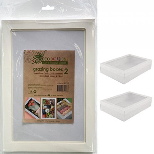 Grazing Box White Medium 2 Pack