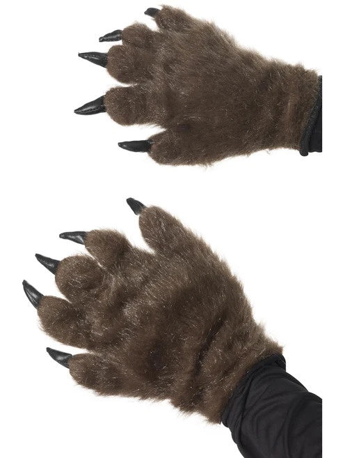 Hairy Monster/Animal Brown Hands  Glove
