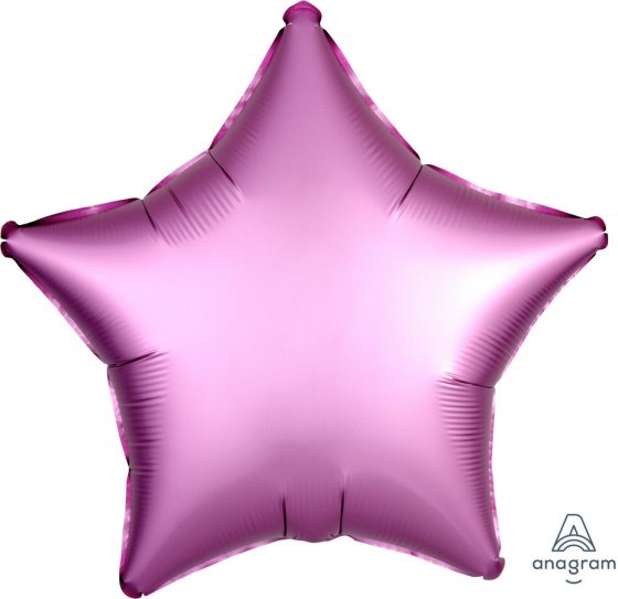 Satin Luxe Flamingo Star 19" Foil Balloon