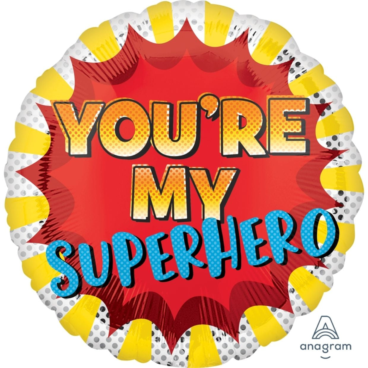 You're My Superhero Foil Balloon 18"