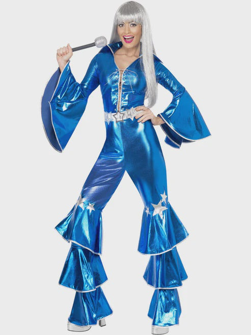 1970s Blue Dancing Dream Womens Costume