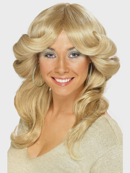 70's Blonde Flick Wig