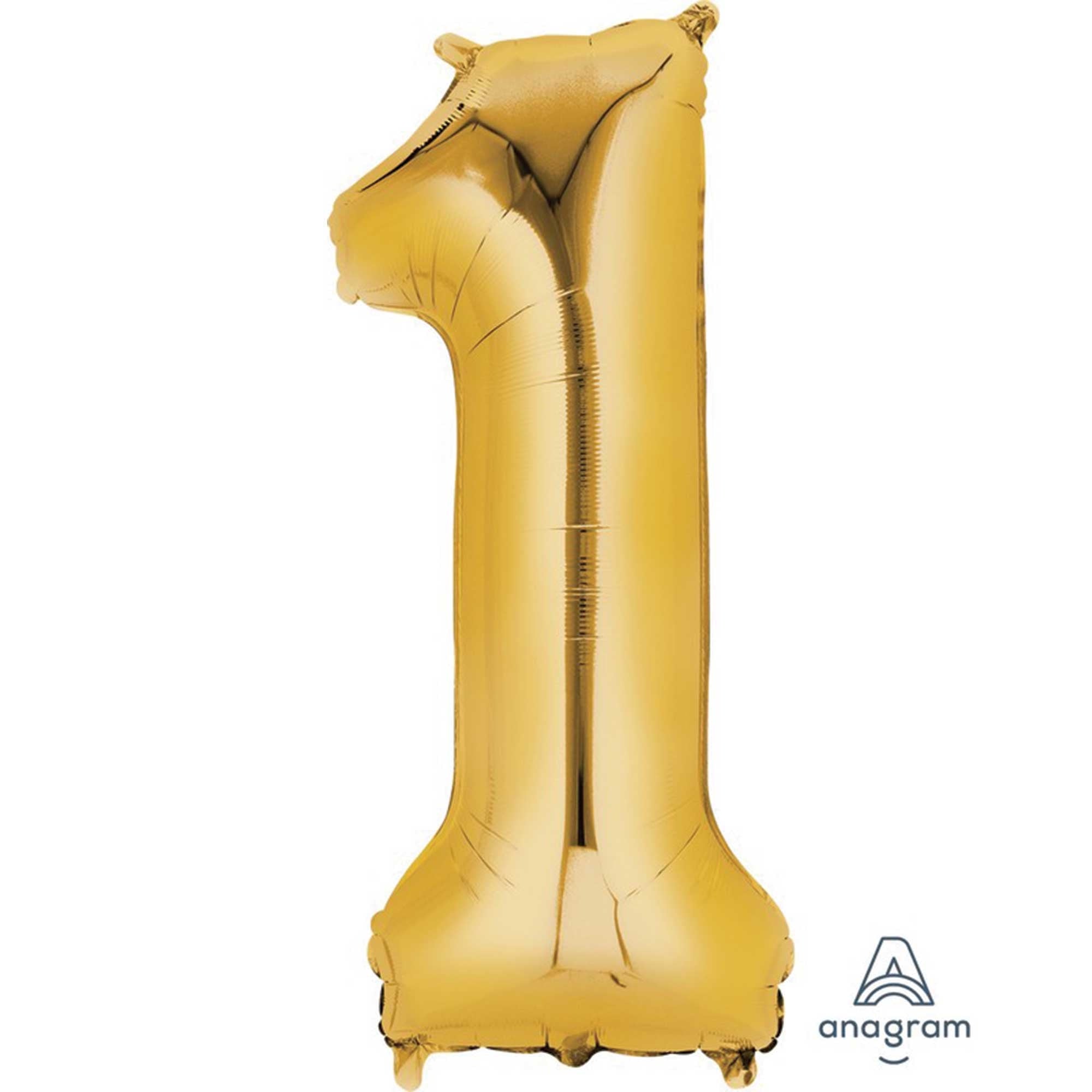 Gold Number 1 Foil Balloon